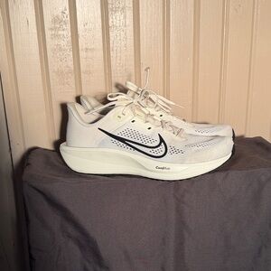 Nike Cream Running Shoes with Black Swoosh